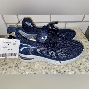 Ecko Unltd. Navy knit mesh athletic sneakers Size Boys 12 M BRAND NEW